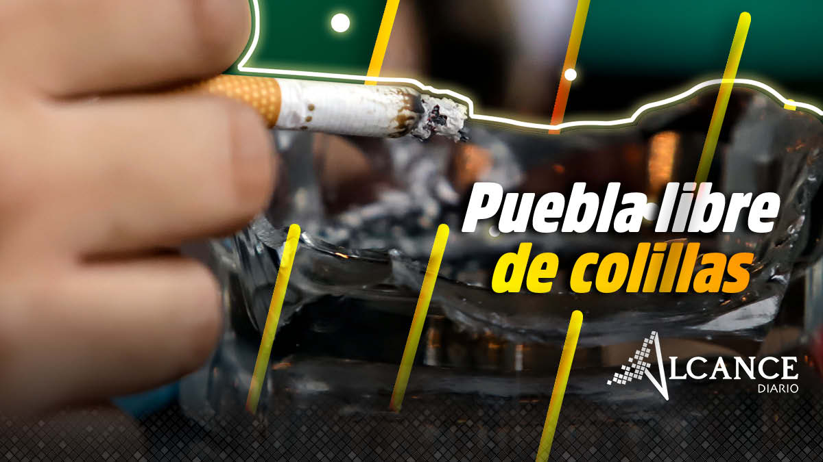 Puebla libre de colillas de cigarro