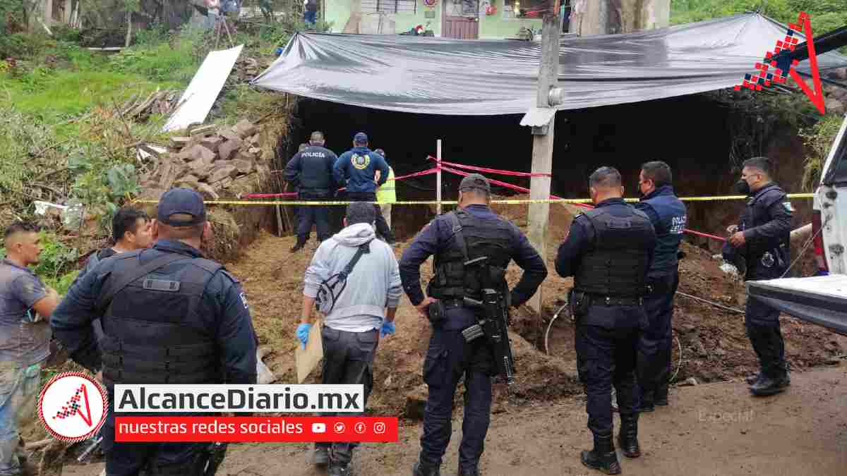 Alud sepulta a joven trabajador en Teziutlán