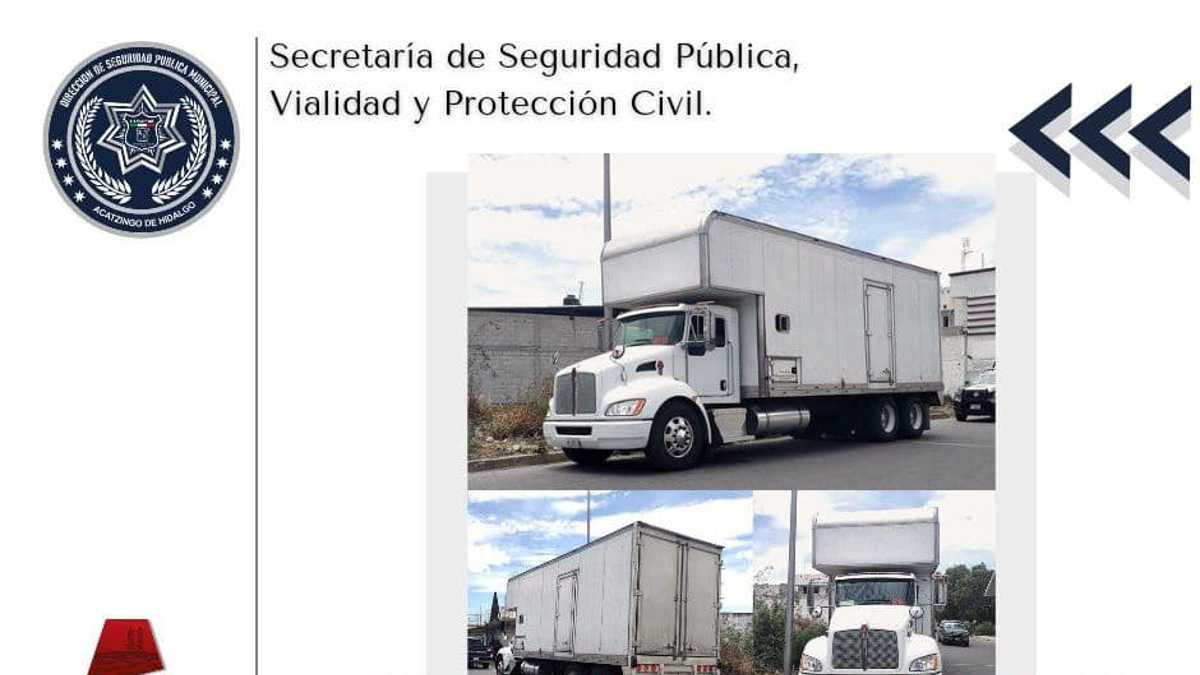 Tractocamión recuperado