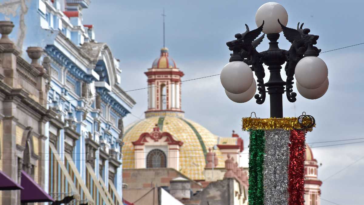 Adornos patrios en Puebla