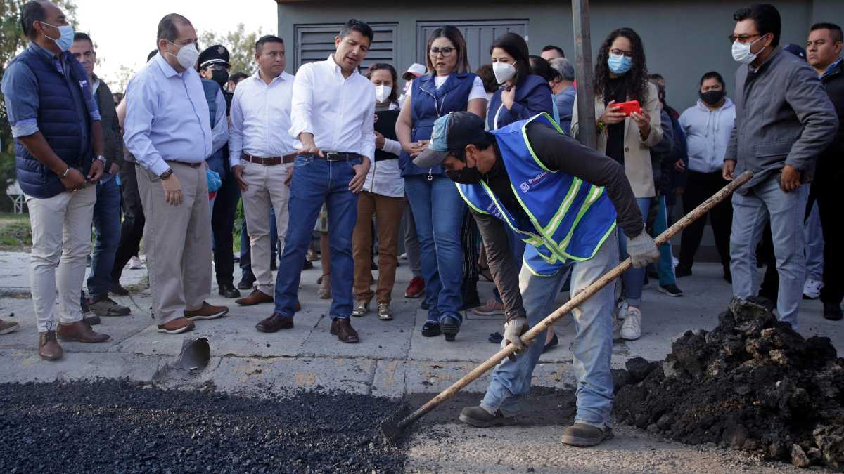 Bacheo en Puebla