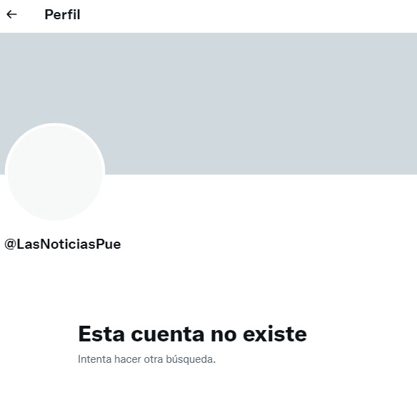 Cuenta de Twitter LasNoticiasPue