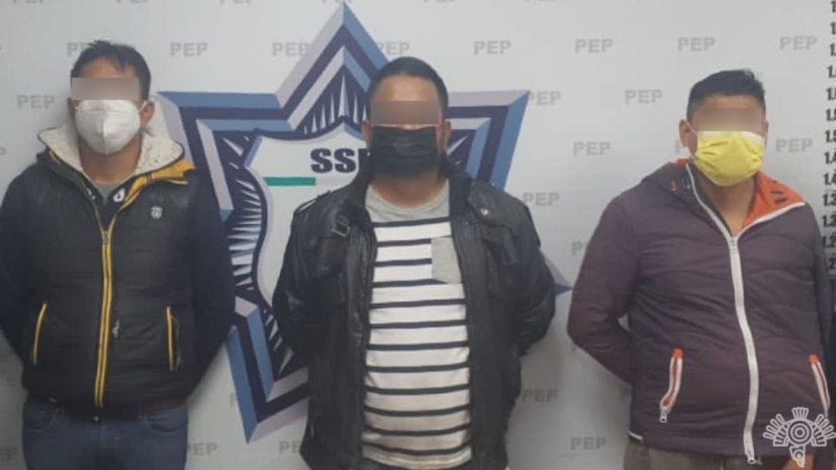 Detenidos en Texmelucan