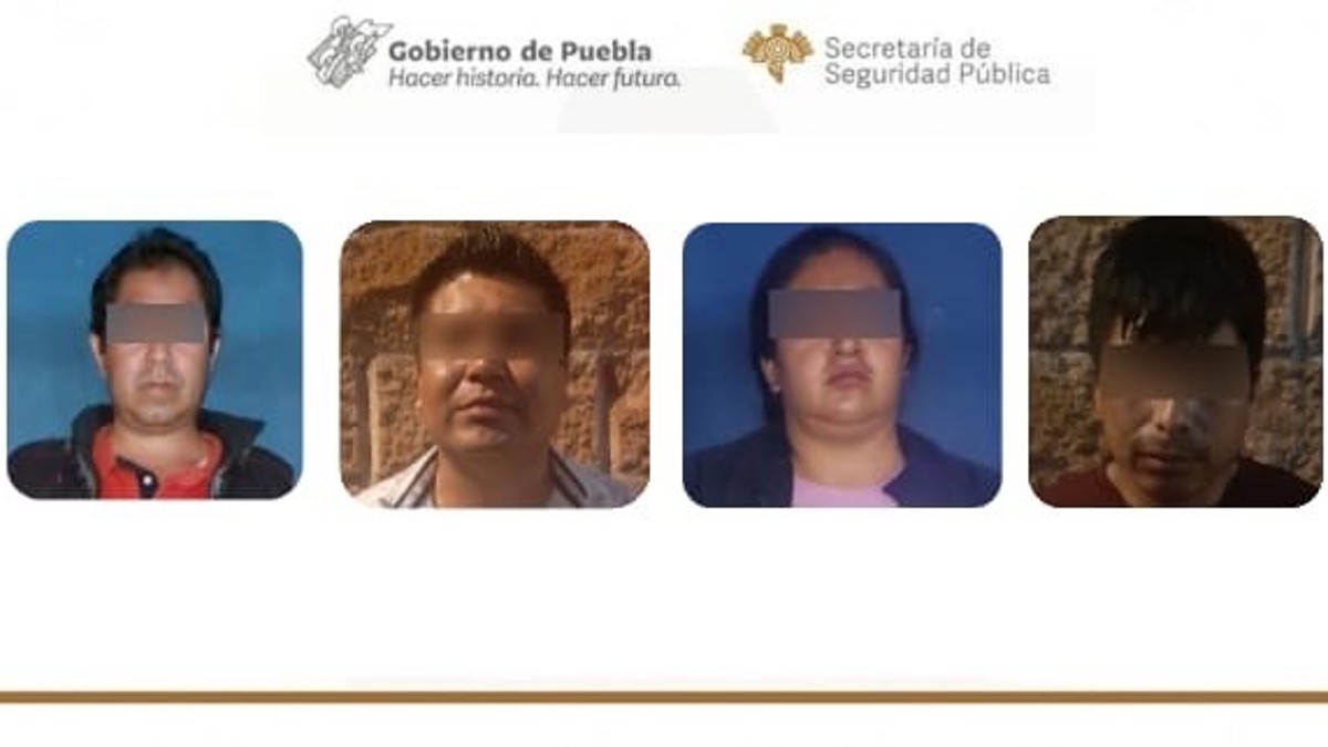 Detenidos por trata de migrantes en Puebla