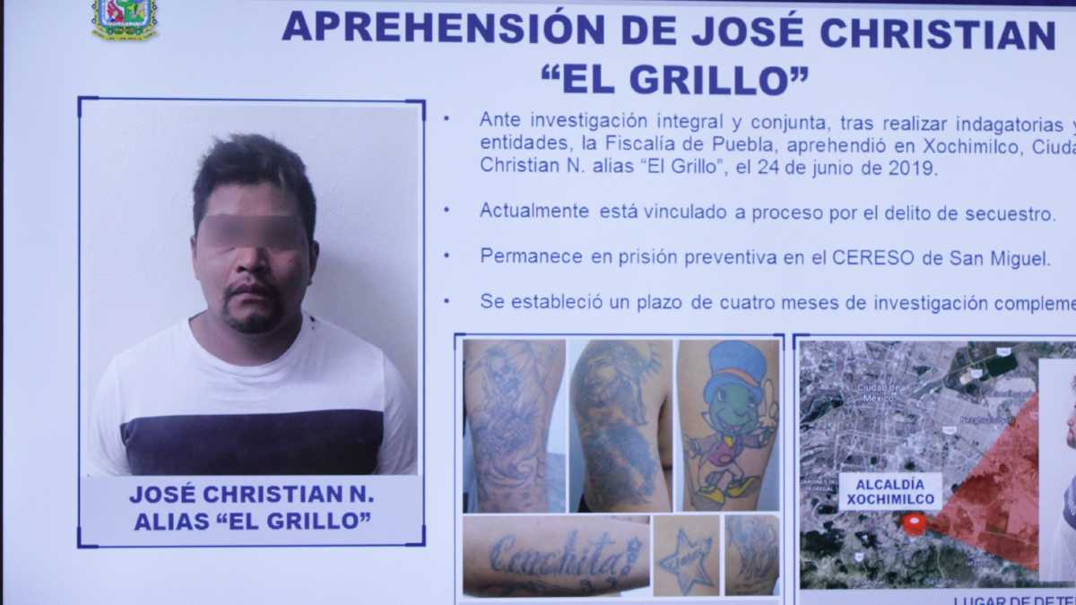 El Grillo, delincuente detenido