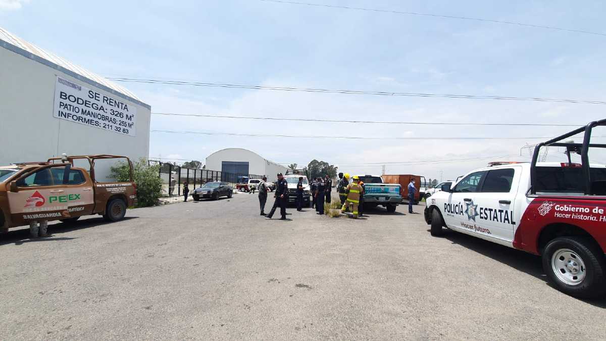 Explosión en San Lorenzo Almecatla