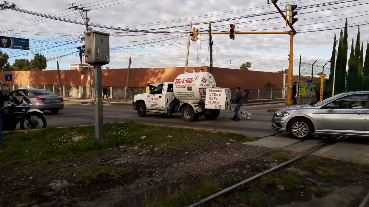 Fuga en pipa de gas