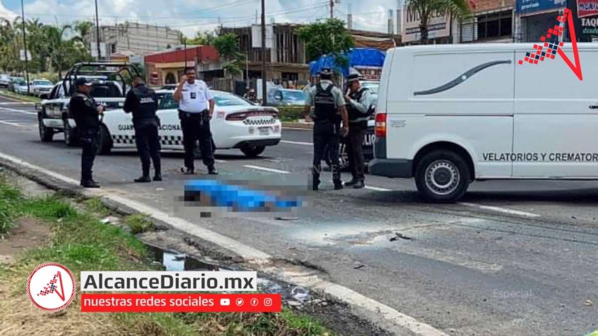 Motociclista muerta