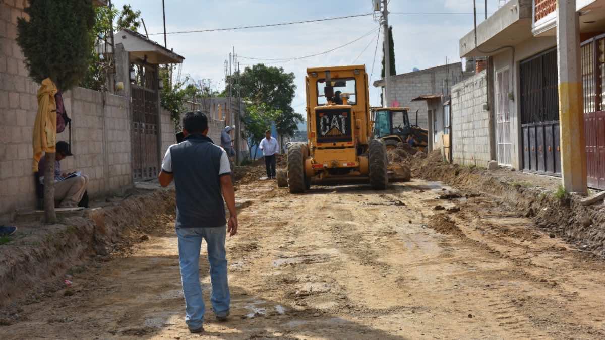 Obras en Ocoyucan