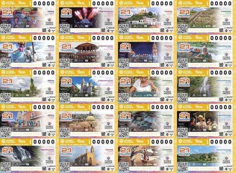 Pueblos Mágicos de Puebla en la Lotería Nacional (2)