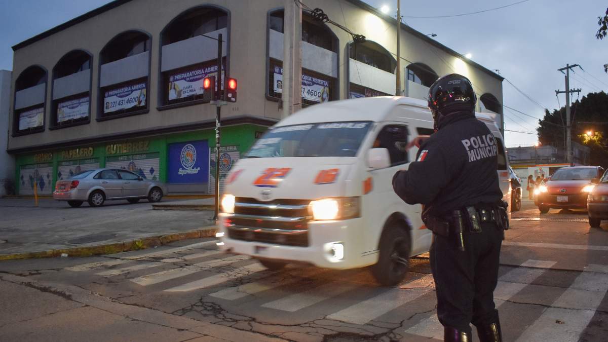 operativo transporte público choques