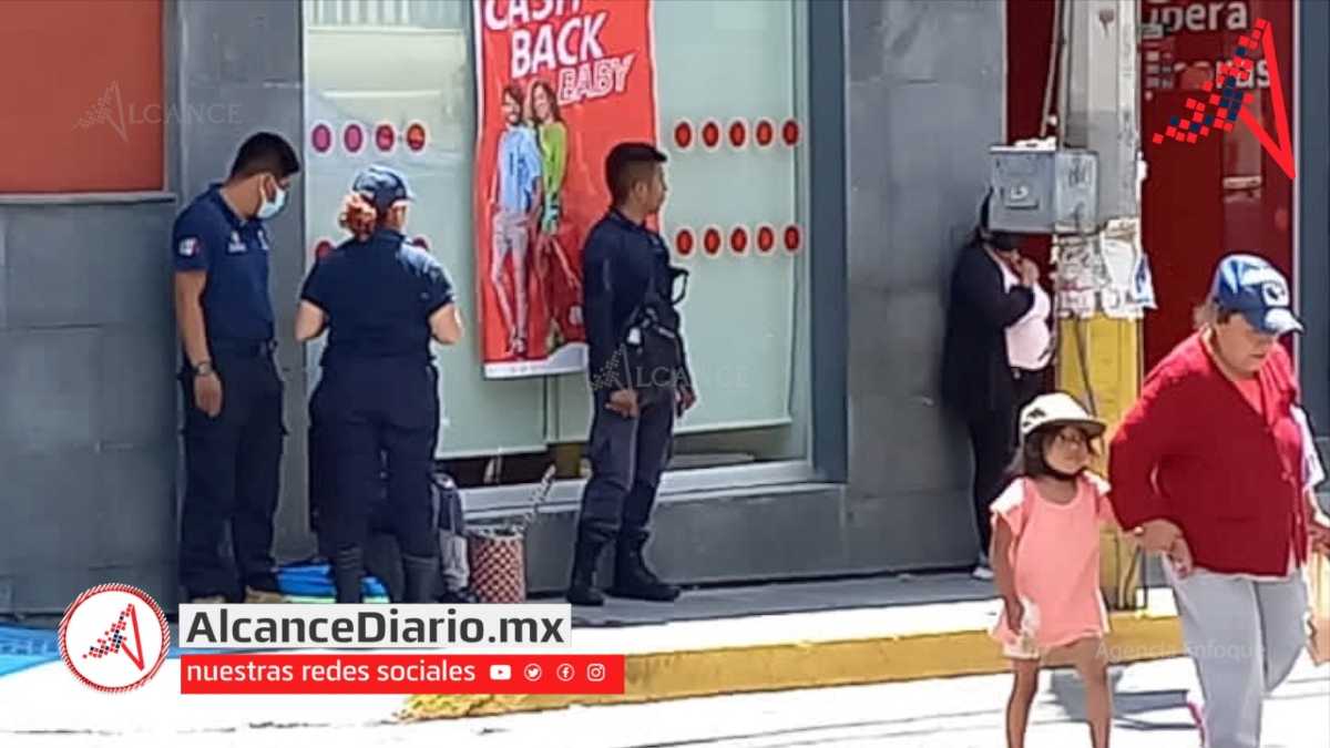 Asalto en el Centro de Tecamachalco