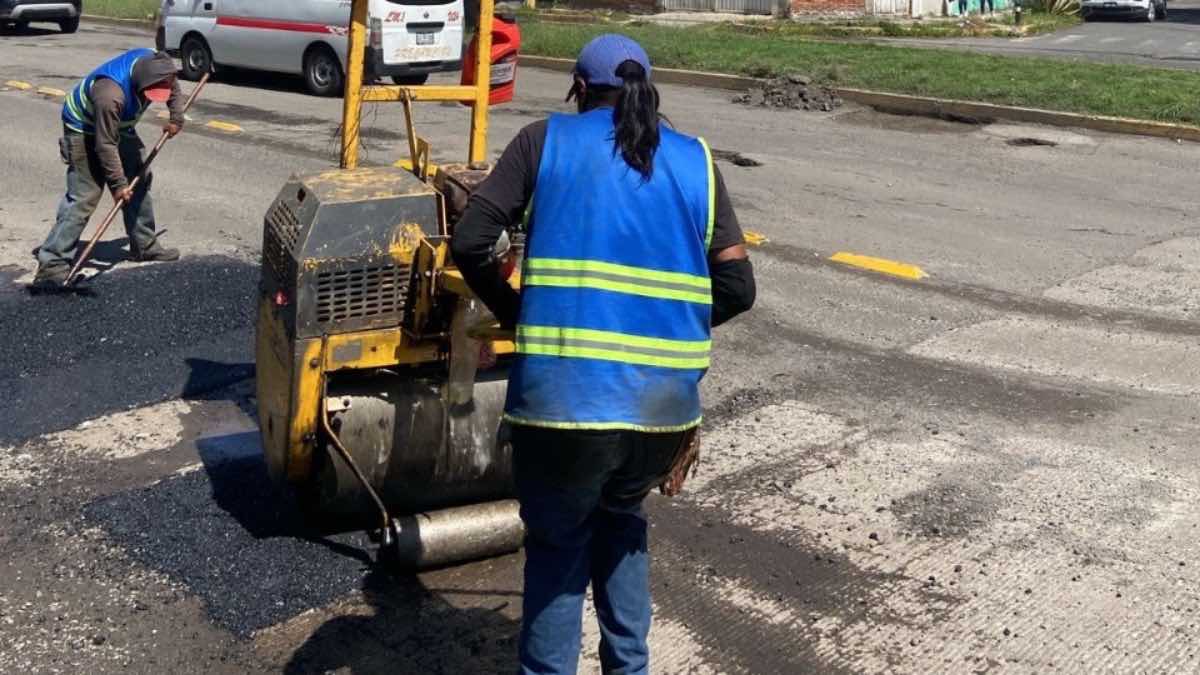 Bacheo en Puebla