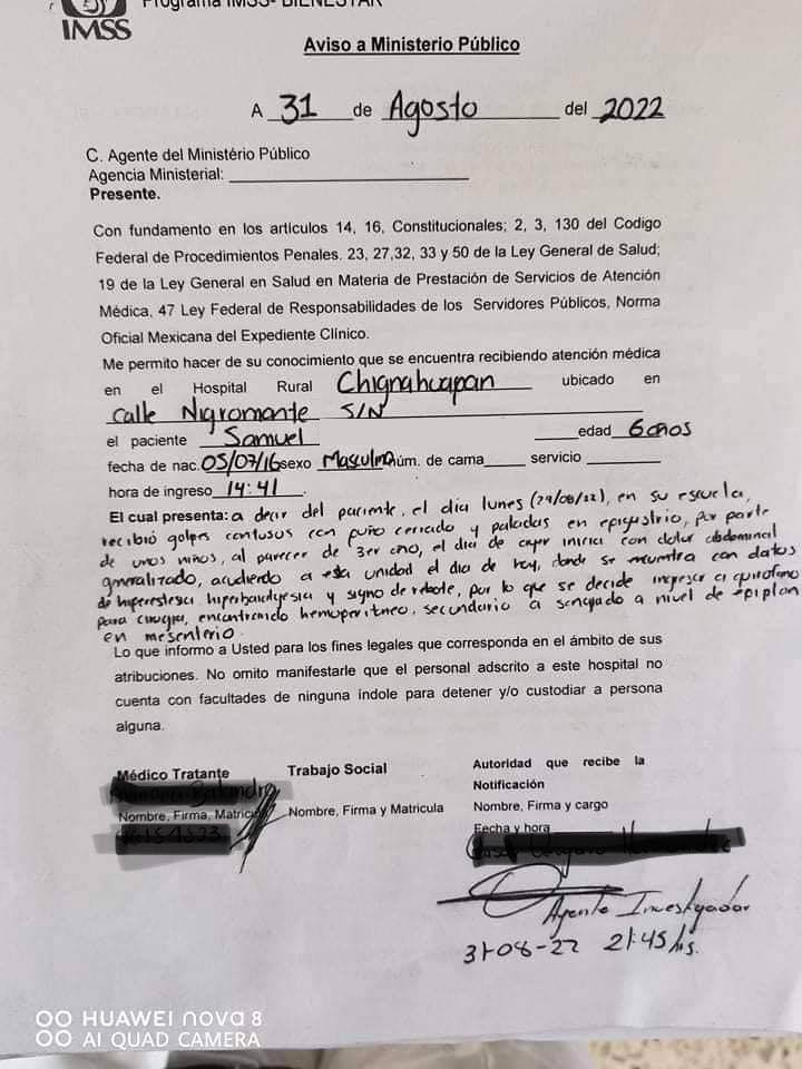 Denuncia por bullying en Chignahuapan