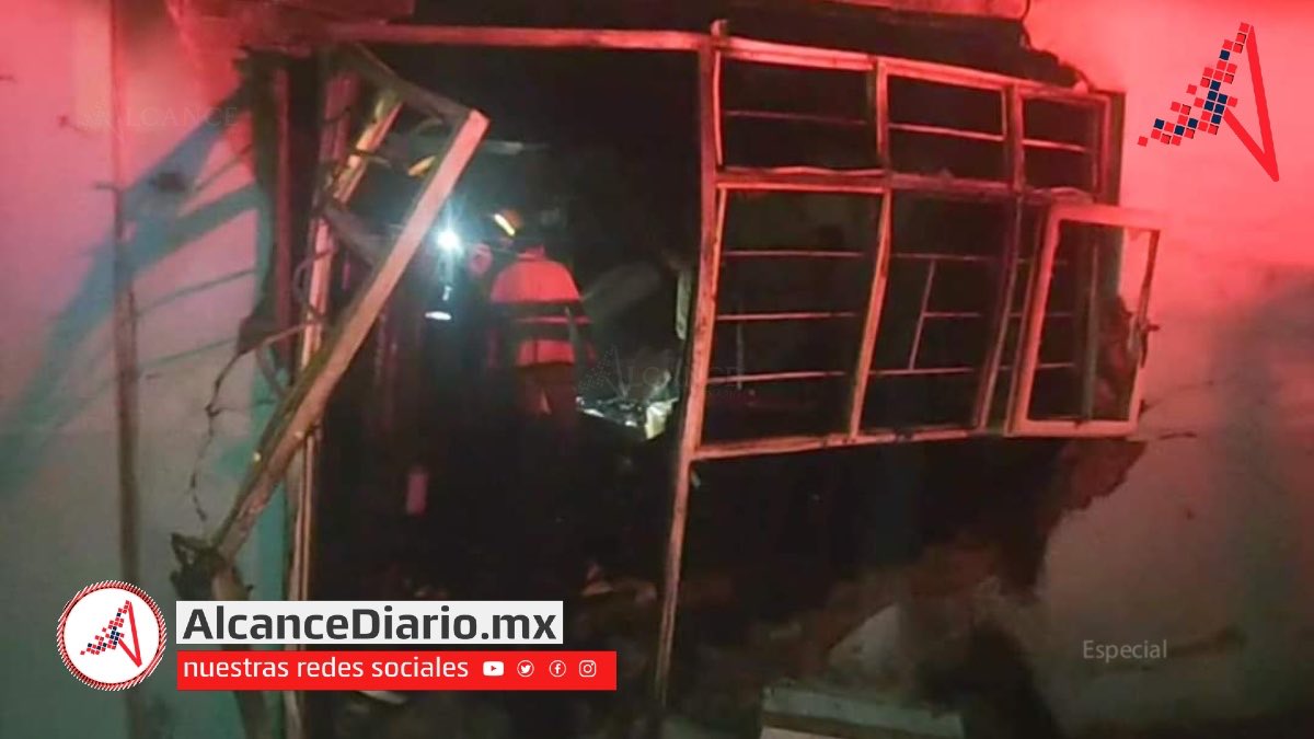 Explosión de casa en Tehuacán