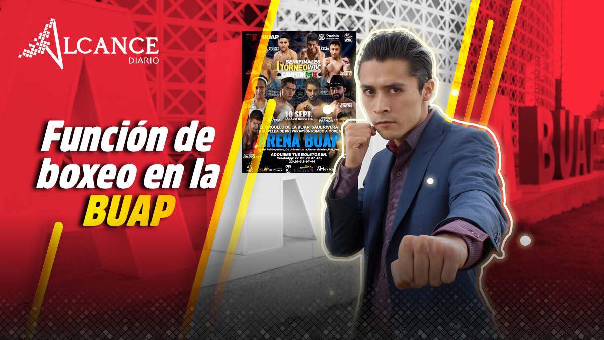 Función de boxeo en la BUAP