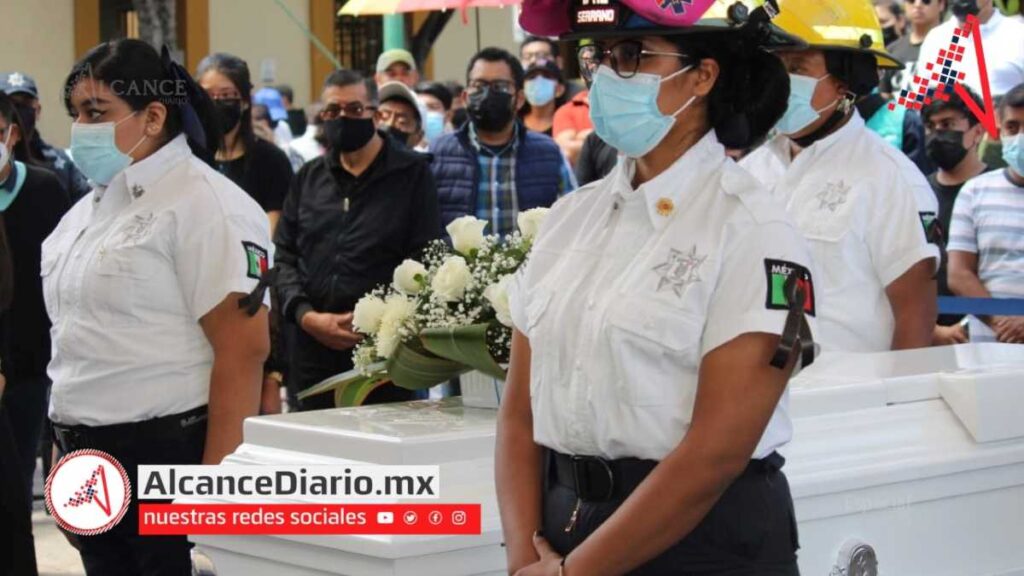 Homenaje a policía de Tehuacán