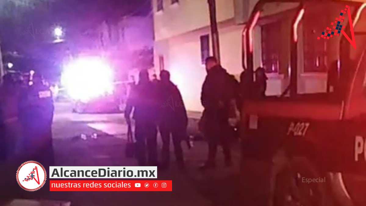 Pareja baleada en Amozoc