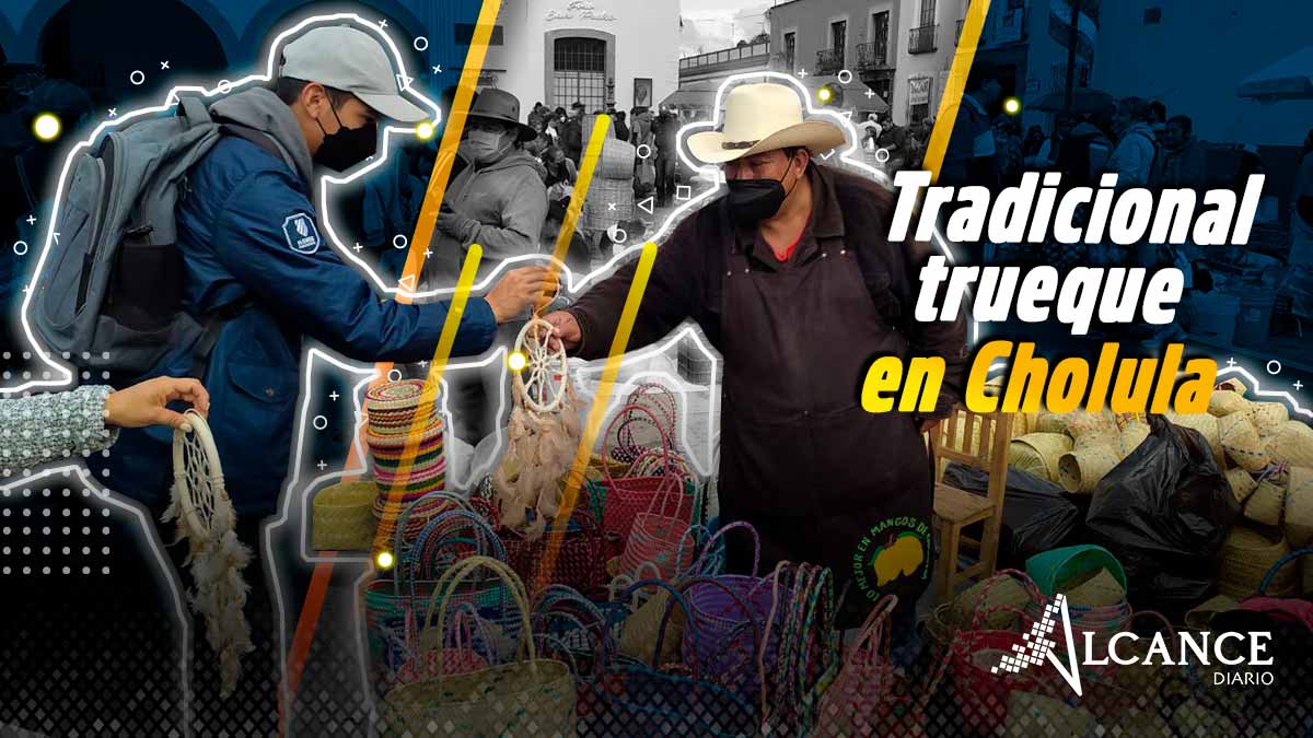Tradicional trueque en Cholula
