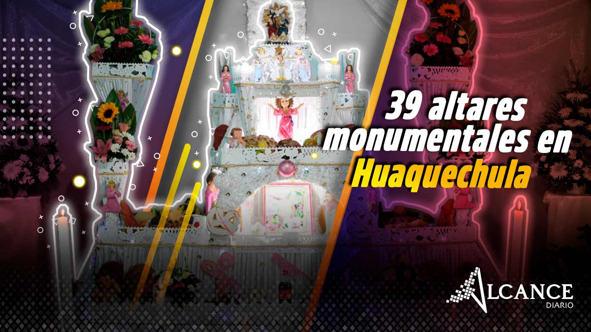 Mapa: 39 altares monumentales en Huaquechula