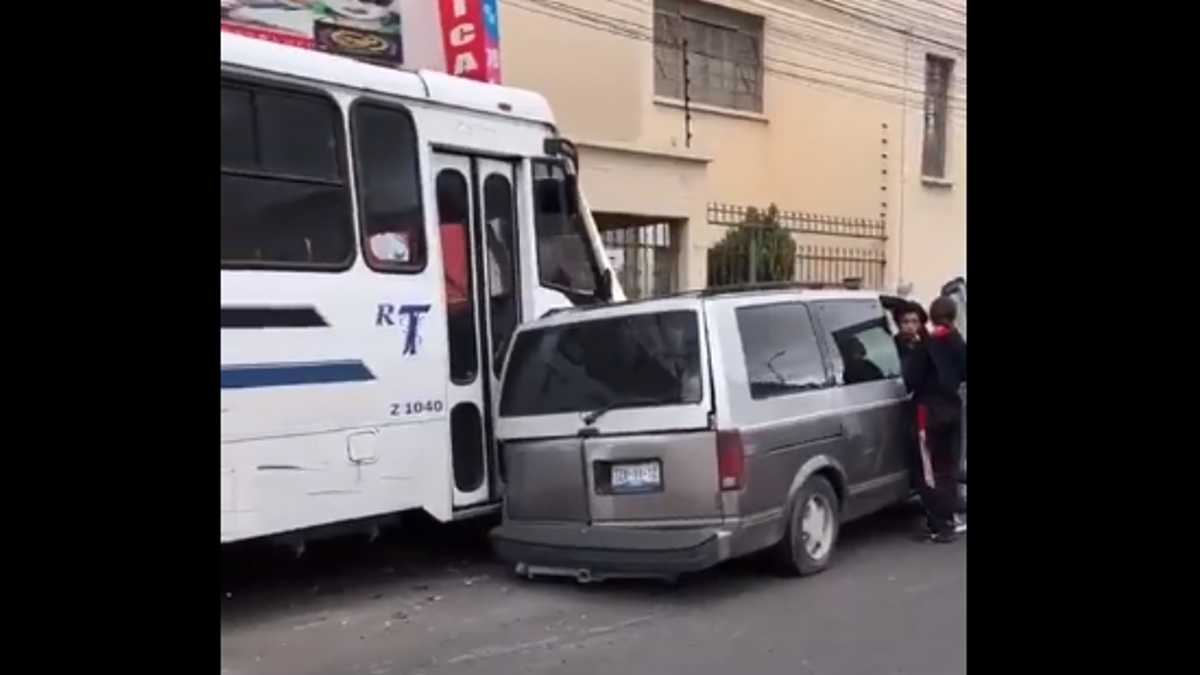 Accidente en la 9 Sur y 19 Poniente