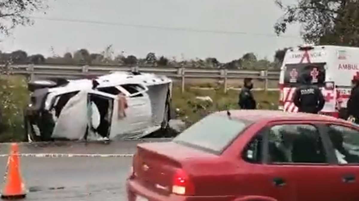 Accidente en la Vía Corta Chiautempan-Puebla