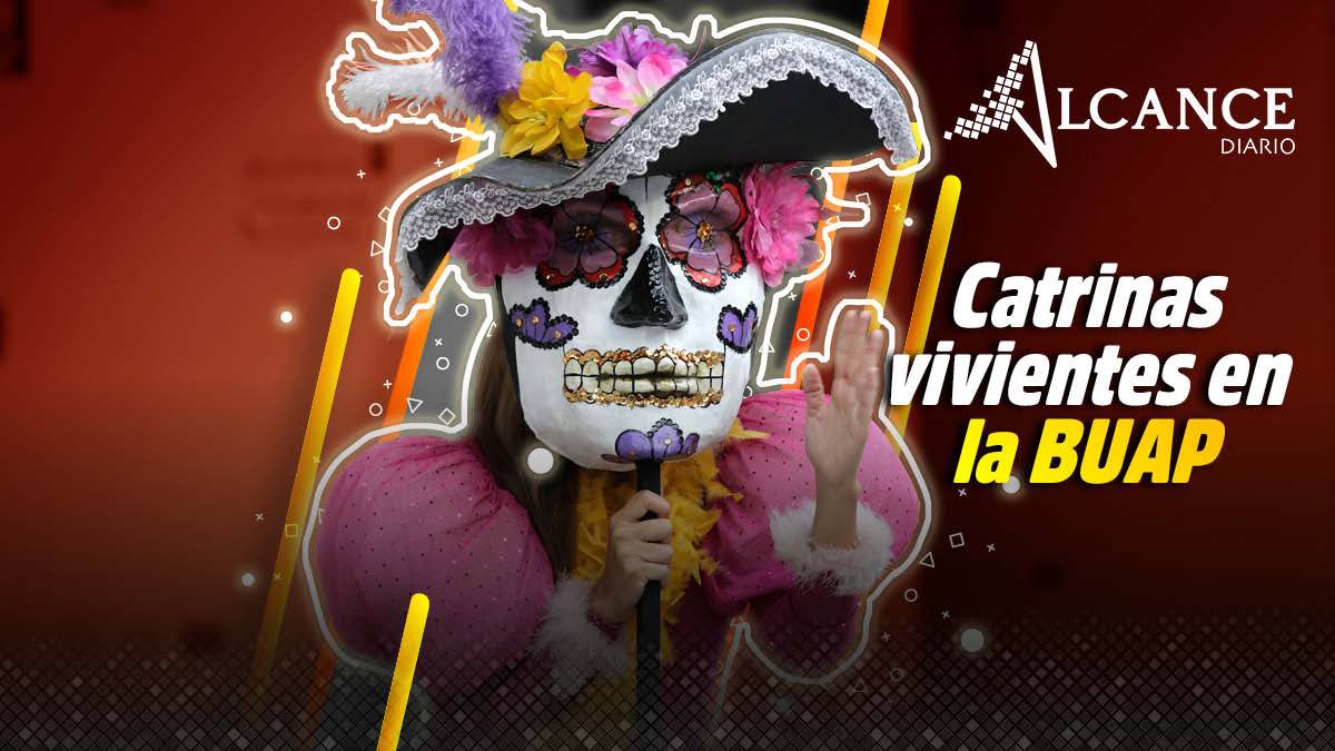 BUAP celebra Día de Muertos con concurso de Catrinas Vivientes