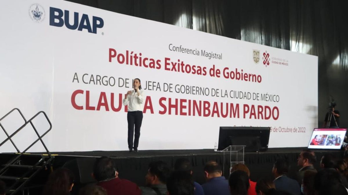Claudia Sheinbaum en Puebla