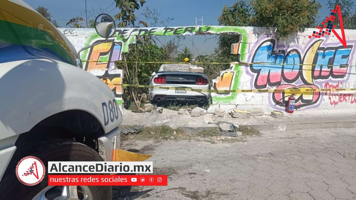 Mustang accidentado