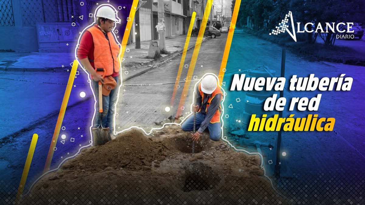Nueva tubería de red de agua potable