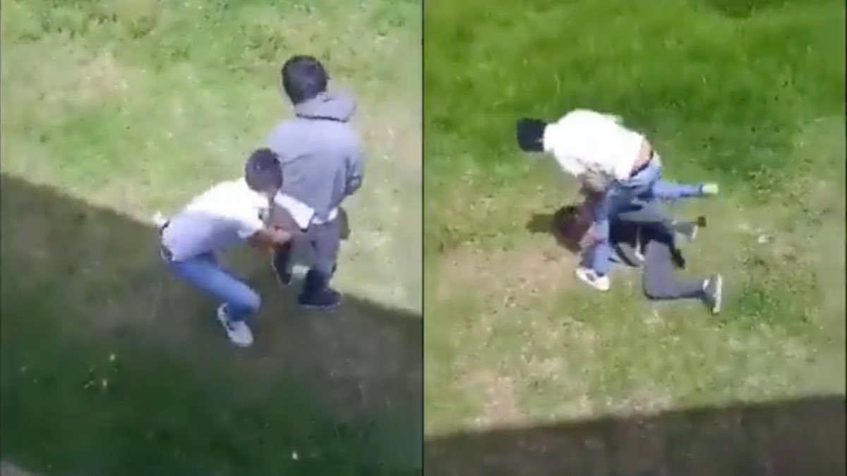 Pelea de estudiantes del Cobaep