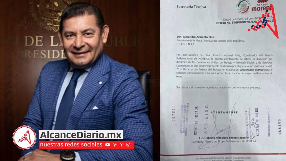 Retrasa Morena discusión en el Senado sobre vacaciones