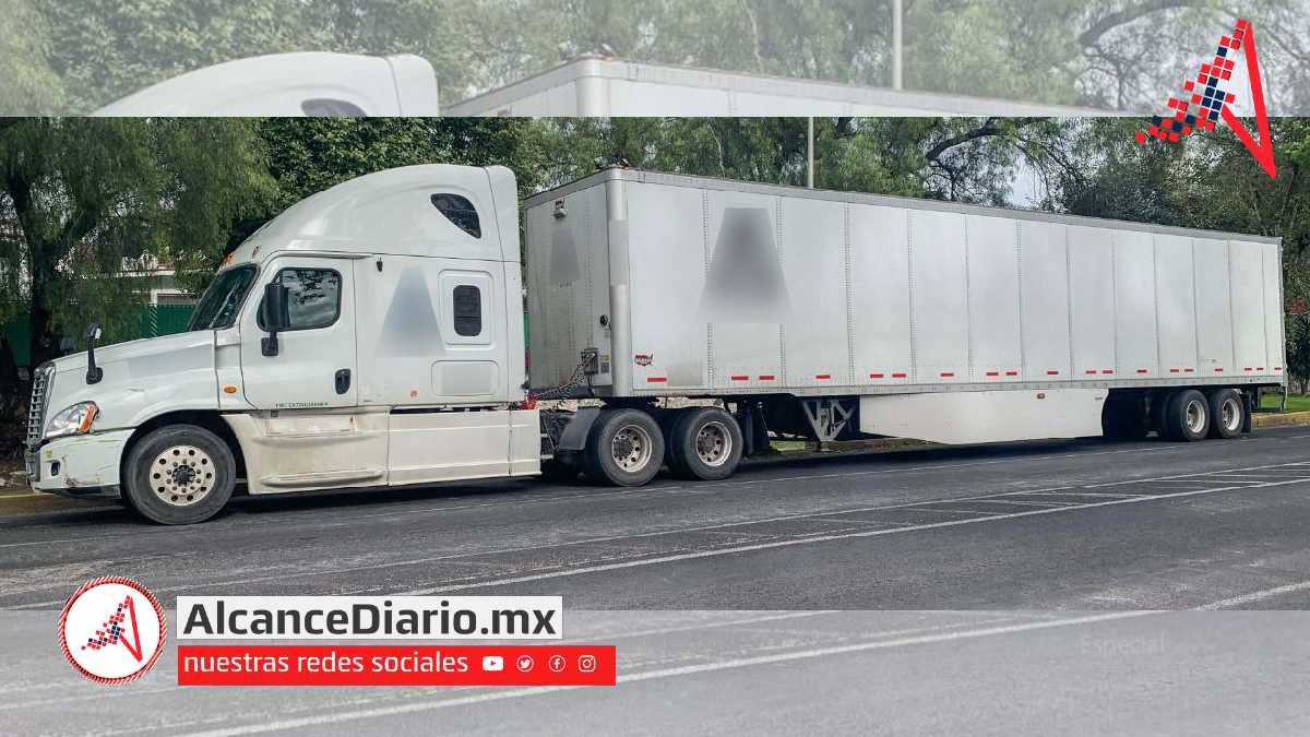 Robo de tractocamión en Puebla