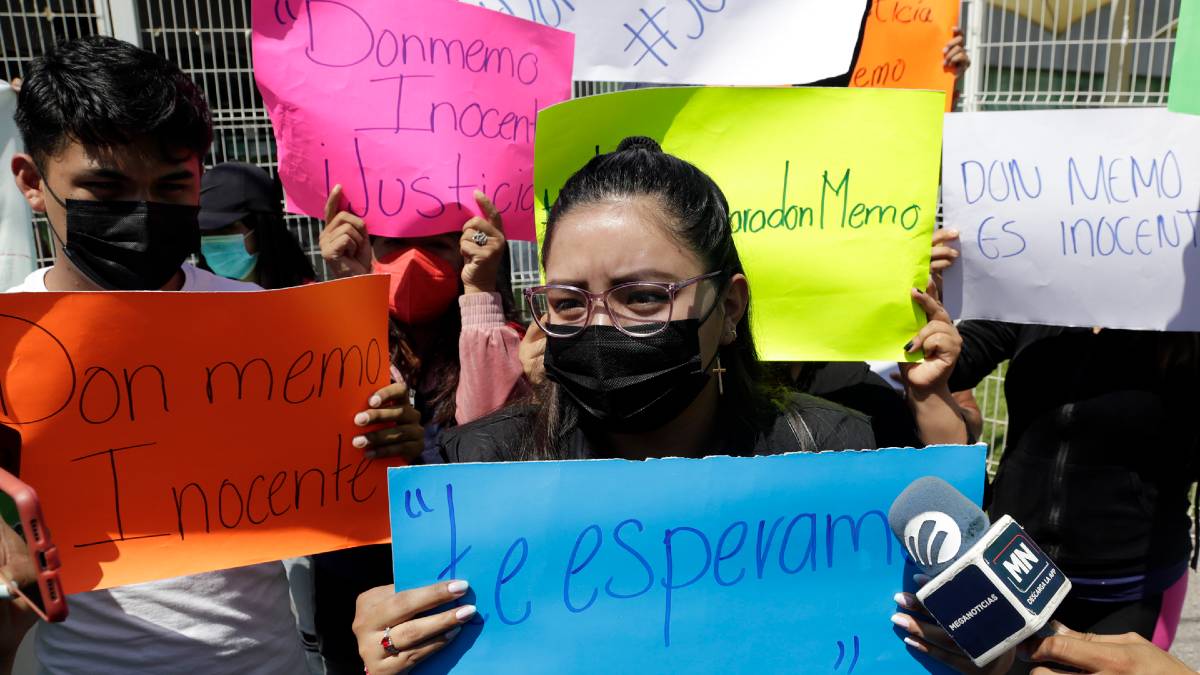Vecinos de Villa Frontera protestan por la libertad de Guillermo N