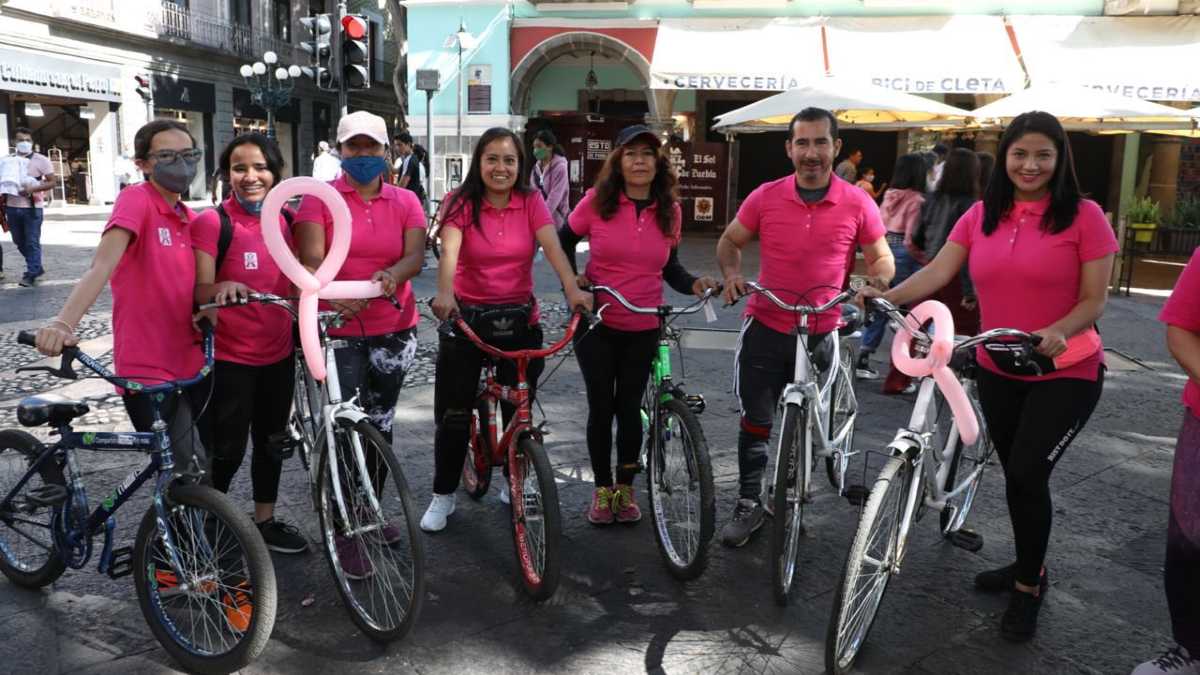 gran paseo rosa cáncer de mama en Puebla