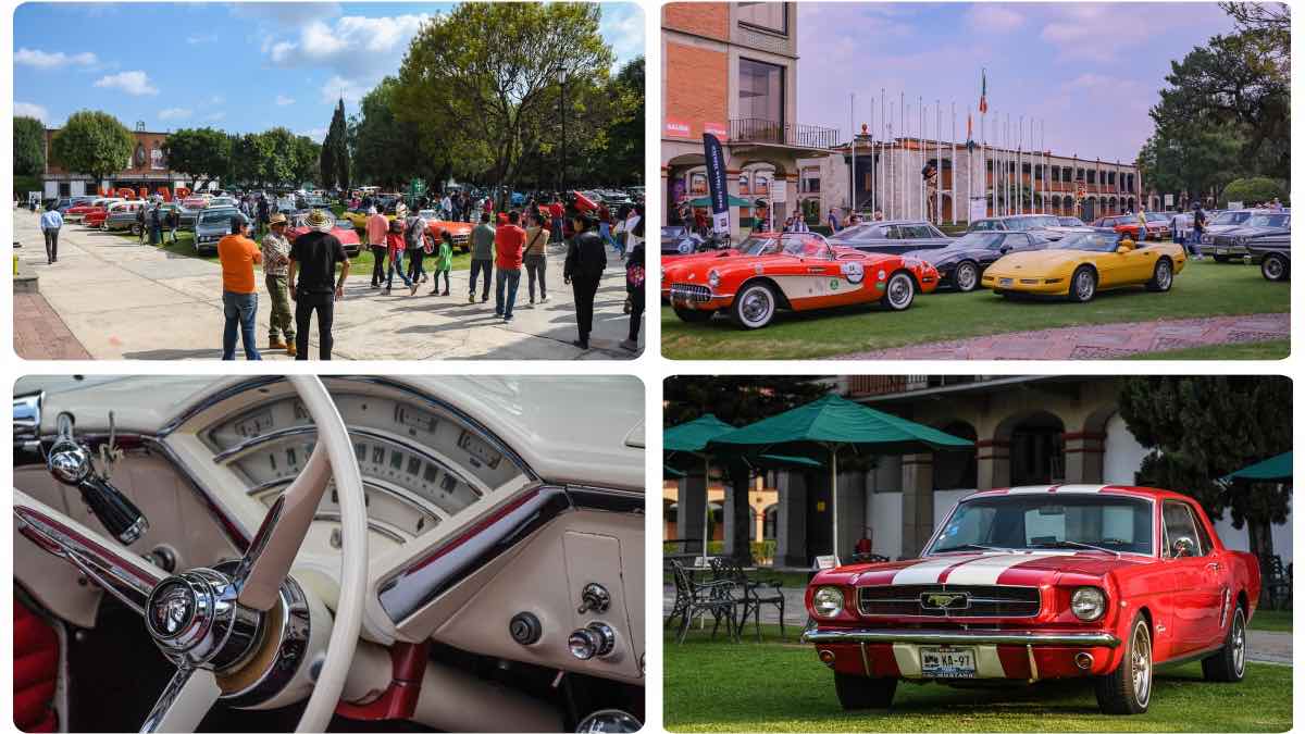 Automóviles clásicos en la UDLAP