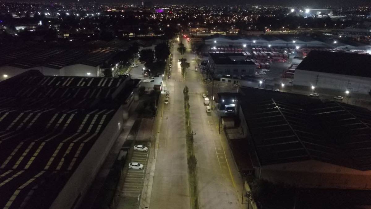 Luminarias del Parque Industrial