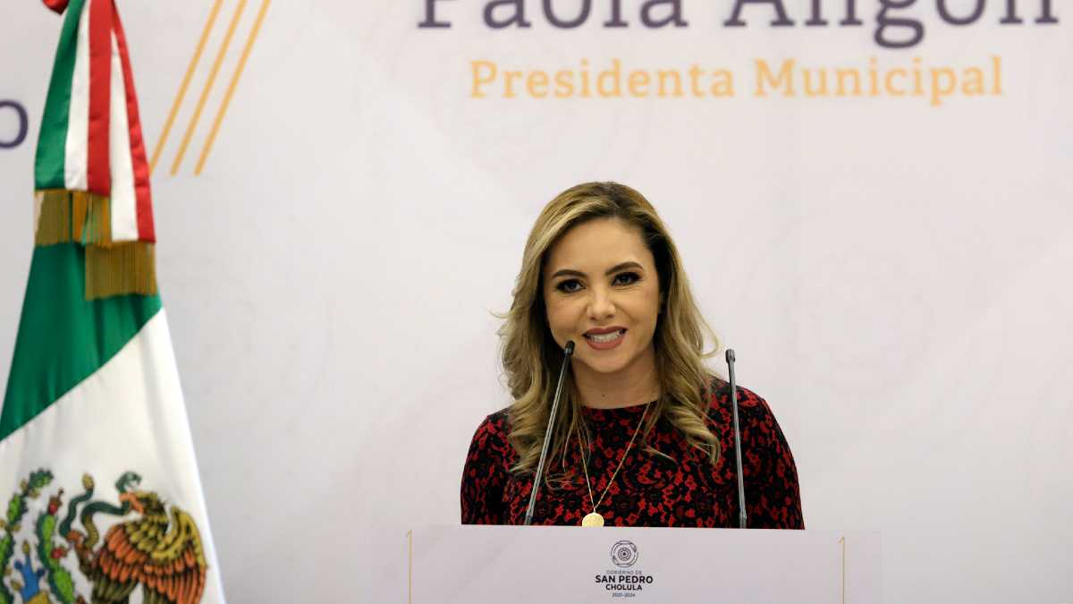 Paola Angon, alcaldesa de San Pedro Cholula