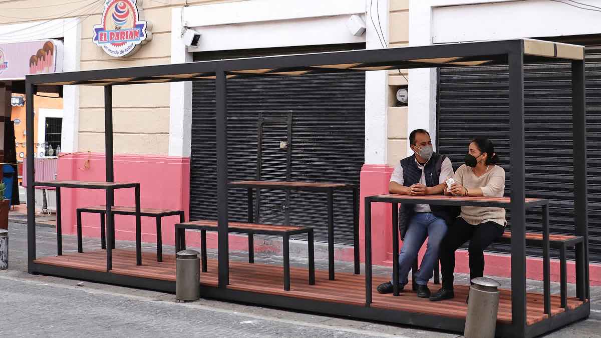 Parklets en el Centro Histórico