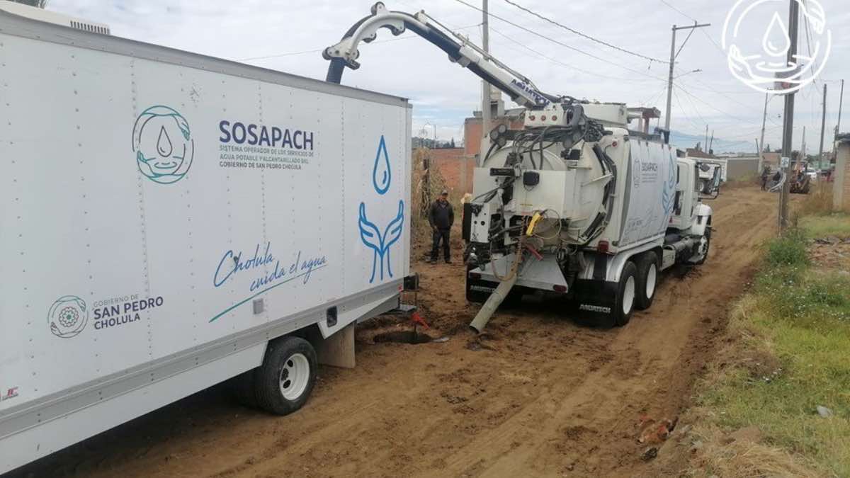Pozo de agua en Momoxpan
