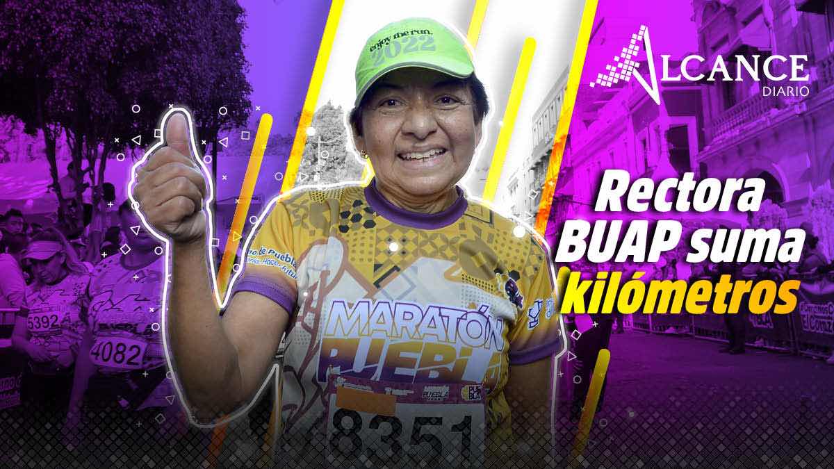 Rectora BUAP suma kilómetros en el Maratón Puebla