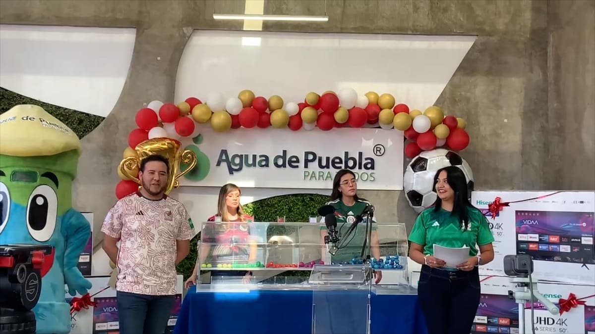 Sorteo Agua de Puebla