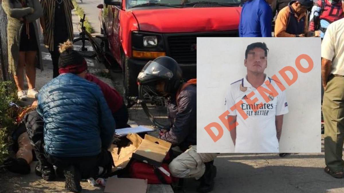 atropelló cuatro ciclistas en Cholula