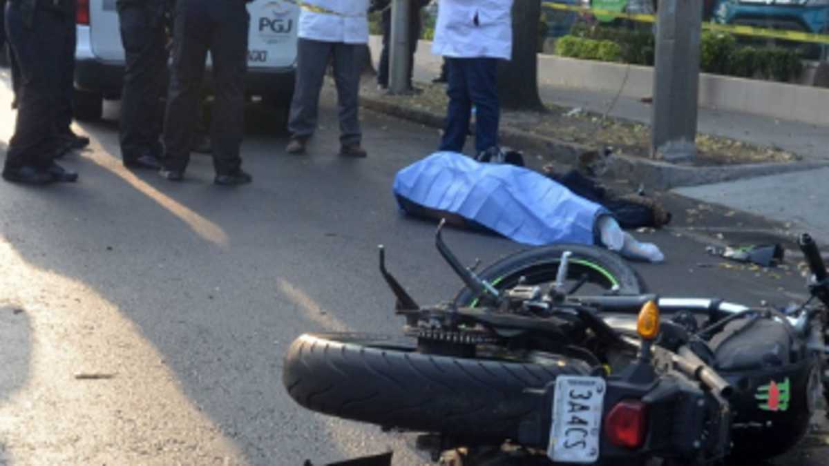 Motociclista muerta