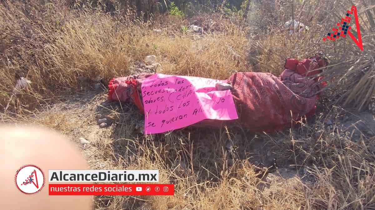 Narcomensaje en Tehuacán-2