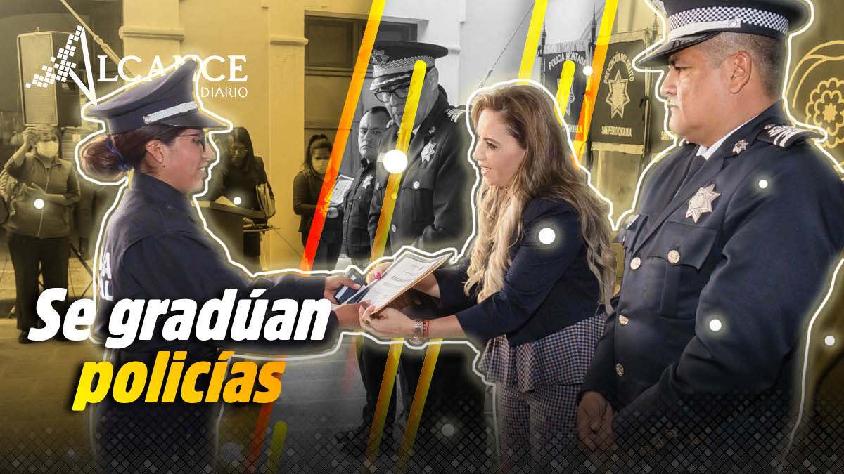 Graduación de policías en Cholula