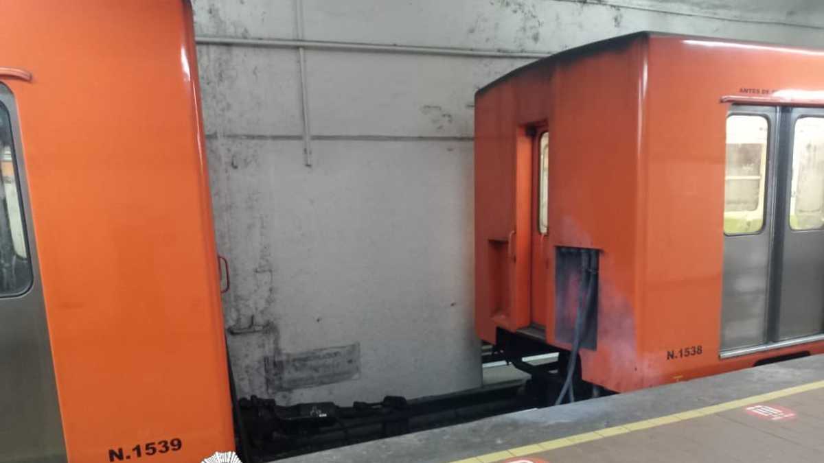 Accidente en el metro de la CDMX