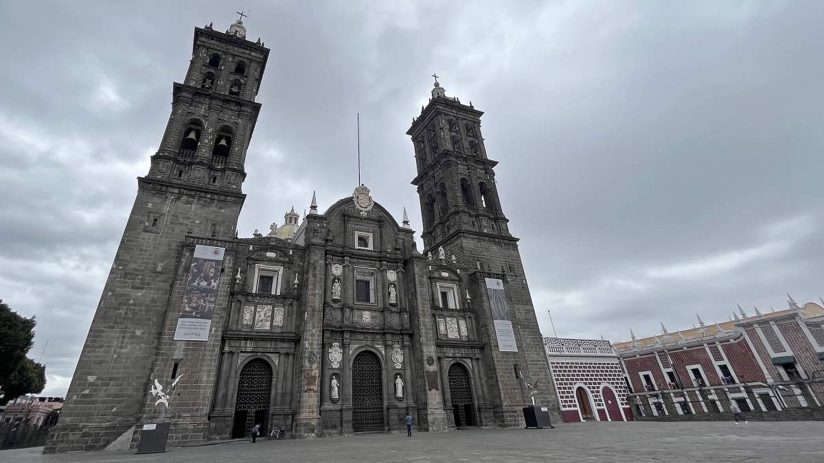 Fachada de la Catedral de Puebla