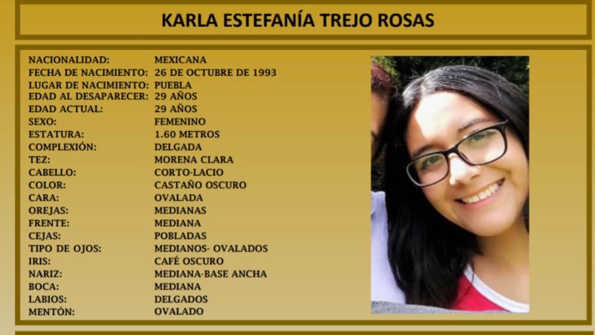 Karla Estefanía desaparecida