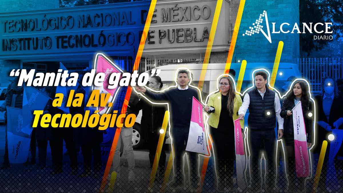 “Manita de gato” a la Avenida Tecnológico